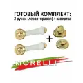 Комплект: ручки Morelli MH-41-CLASSIC PG/W + завертка