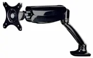 Кронштейн для мониторов ЖК Hama Fullmotion черный-26 макс.5кг крепление к столешнице поворот и накл