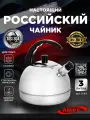 Чайник Классика 3л. со свистком для газовой плиты пластмассовая ручка