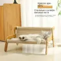Прочный Когтеточка-домик Из Сизаля С Лежанкой Для Кошек