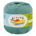 Пряжа Alpina LILY 10 шт. по 50 г 100% мерсеризованный хлопок 175 м №049 св. бирюзовый