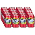 Газированный напиток Fantaкиви, клубника, 0.33 л, металлическая банка, 24 шт.