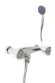 Смеситель для душа ZEIN Z4196, однорычажный, шланг 150 см, лейка 5 режимов, хром