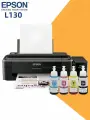 Epson Принтер струйный L130-, СНПЧ, цветн, A4, черный, черно-серый