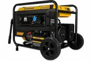 Генератор Champion GG5000EW (5/5,5кВт OHV 15лс 25л 81кг эл. старт колеса)