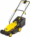 Газонокосилка электрическая HUTER ELM-2000P, 2 кВт, ширина скоса 43см, пластиковый травосборник на 45л