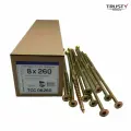 Конструкционные саморезы TCC 8х260 потайные (50 шт) Trusty TCC08260