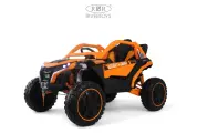 Детский электромобиль RiverToys Z707ZZ с дистанционным управлением, полноприводный, одноместный оранжевый