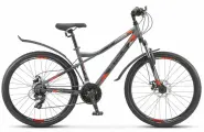 Велосипед горный STELS Navigator 510 MD (26) рама 16 Антрацитовый/ красный