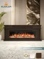 Камин электрический ELEKAM Gloria 60 напольный с очагом и порталом, с пультом, обогревом и имитацией огня (Электрокамин)