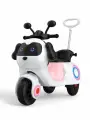 Детский электромотоцикл-трицикл с пультом управления Jiajia 2600010B-White