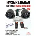 Аудио система для скутера с сигнализацией