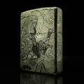 Zippo зажигалка оригинал 168 Armor латунь с гравировкой Перун