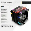 VALKYRIE, SL 125, LOKI, радиатор воздушного охлаждения процессора VK, s-rgb, 230 Вт, 0,2а, 12 В, черный