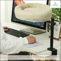 Эксклюзивная бежевая двухслойная когтеточка в виде письменного стола