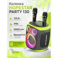 Беспроводная акустика Hopestar Powerful Party 130 блютуз колонка с микрофонами