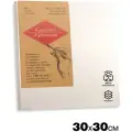 Набор холстов на картоне 30х30см, 5 ШТ, 100% хлопок, 280г/м2