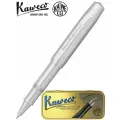 Ручка-роллер KAWECO AL Sport Silver (10000716) 0.7мм, серебристый матовый корпус