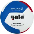 Мяч волейбольный GALA Pro-Line 12 арт. BV5595S, р. 5, синт. кожа ПУ Microfiber белый, голубой