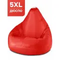 Кресло-мешок PUFON груша размер 5XL , красный , материал дюспо