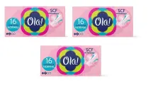 Ola! Тампоны Шелковистая поверхность, Normal, 16 шт - 3 уп