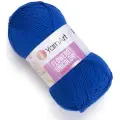 Пряжа YarnArt Flowers Unicolor ярко-синий (752), 55%хлопок/45%акрил, 200м, 50г, 5шт