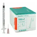 Шприц инсулиновый 1 мл B.Braun Omnifix Duo U-100 трехкомпонентный 26G 0.45 мм х 12 мм 100 штук