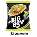 BIGBON Лапша быстрого приготовления Курица + соус Карри, 75 г, 32 уп в коробке