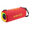 Портативная беспроводная колонка Mivo M65 Red /IPX6/RGB/150W с 2-мя микрофонами