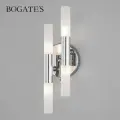Бра / Настенный светильник Bogate's Bastone 346/4, G4, 4*3 Вт, поворотный, с выключателем, цвет хром