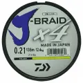 Плетеный шнур DAIWA J-Braid X4, 135 м, 12.4 кг, yellow, 1 шт.