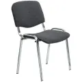 Стул Staff Iso Lite CF-008, хром, ткань серая (С-71), 532566