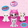 Подарок с мягкой игрушкой ZURU Pets Alive Кошка 9541, со звуком, игрушка для девочки, 3+