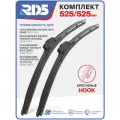 525 525 мм. Hook Крючок. Комплект бескаркасных щеток стеклоочистителя RD5 дворники на Volkswagen Passat B5.5; Фольксваген Пассат В5.5 ; Passat Variant B5; Фольксваген Пассат Вариант В5 ; Transporter T4; Фольксваген Транспортер Т4