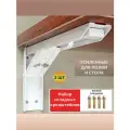 Кронштейн для полки и стола усиленный, 2 шт 35 см * 17,4 см, до 200 кг