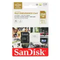 Карта памяти microSD 256Gb SanDisk, Max Endurance, Class10 UHS-I U3 V30, R/W 100/40MB/s, с адаптером