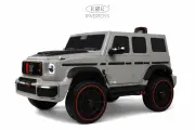 Детский электромобиль RiverToys Z999ZZ с дистанционным управлением, полноприводный, одноместный серый