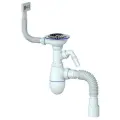 Unicorn Сифон для кухни 3.1/2х40, с универсальной гофротрубой 40х40/50. B435V