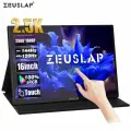 ZEUSLAP 16 2.5K 144hz сенсорный экран портативный монитор 2560*1600 100%sRGB 500Cd/m туристический дисплей для ноутбука компьютера Steam Deck PS5 Switch Xbox