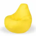 Мир Пуффов Кресло-мешок «Груша» размер- XXXXL, Желтый оксфорд , с ручкой для переноски