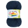 Пряжа ALPINA BABY SUPER SOFT 50% хлопок, 50% бамбук 10 шт. х 50 г 150 м №16 джинсовый