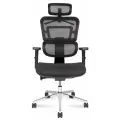Norden Кресло офисное Ergo M черный пластик / черная сетка / черная сетка