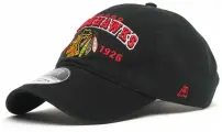Бейсболка Atributika & Club Chicago Blackhawks для мужчин и женщин, размер 55-58, черный..