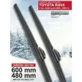 Зимние щетки стеклоочистителя для Toyota Rav4 - дворники для Toyota Рав4 зимние, комплект.