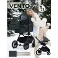 Коляска 3в1 Sweet Baby Vento Blue (Black)