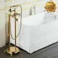 Cмеситель напольный BOCH MANN VICO G для отдельностоящей ванны, золотой, латунь