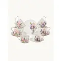 Чайный набор Lefard Irises, на 6 персон, 12 предметов, фарфоровый