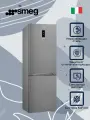 Холодильник Smeg FC18EN4AX нержавеющая сталь, высота 186, объем 341 л, NO FROST