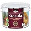 Krasula 10л темный орех, Защитно-декоративный состав для дерева и древесины Красула, пропитка, лазурь
