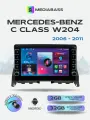 Магнитола Mercedes-Benz C Class W204 (2006-2011) , 2/32 ГБ с крутилками / Мерседес Бенц С класс + Переходная рамка / андроид магнитола